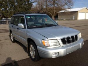Rural letter carrier Wade Grondahl's RHD Subaru Forester postal delivery vehicle