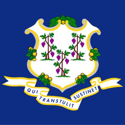 Connecticut state flag for testimonials