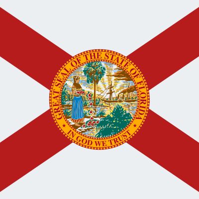 Florida flag for testimonials