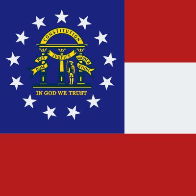 Georgia flag for testimonials