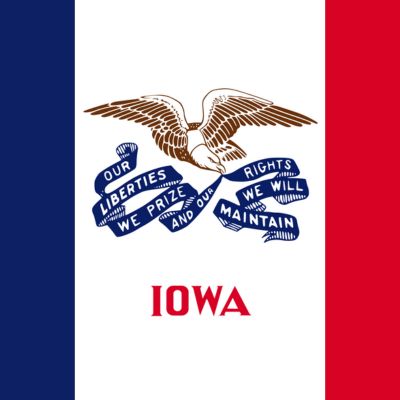 Iowa flag for testimonials