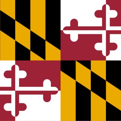 Maryland state flag for testimonials