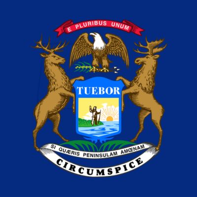 Michigan flag for testimonials