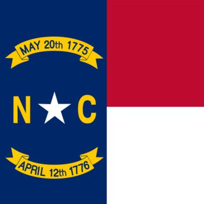 North Carolina flag for testimonials