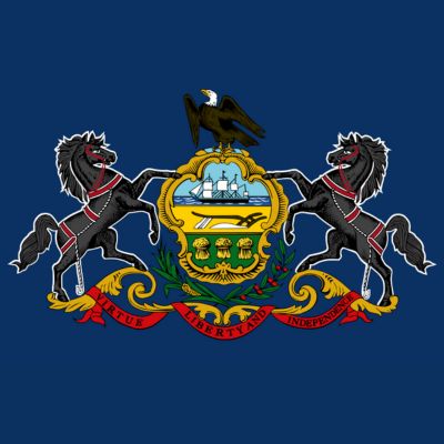 Pennsylvania flag for testimonials