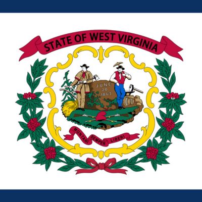 West Virginia flag for testimonials