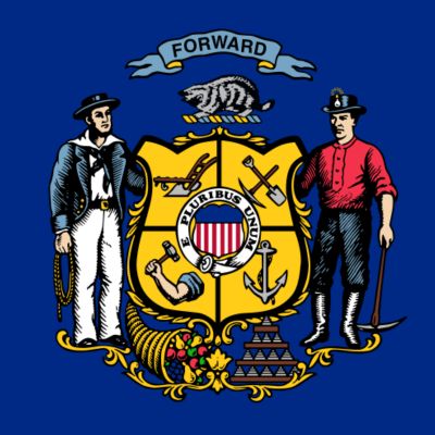 Wisconsin flag for testimonials